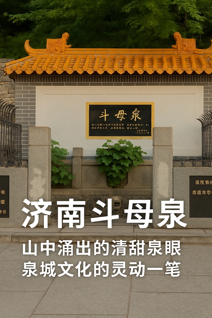 济南斗母泉：山中涌出的清甜泉眼，泉城文化的灵动一笔