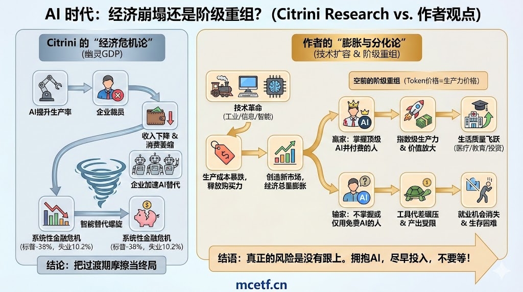 AI时代的真正变量：不是经济危机，而是财富重分配