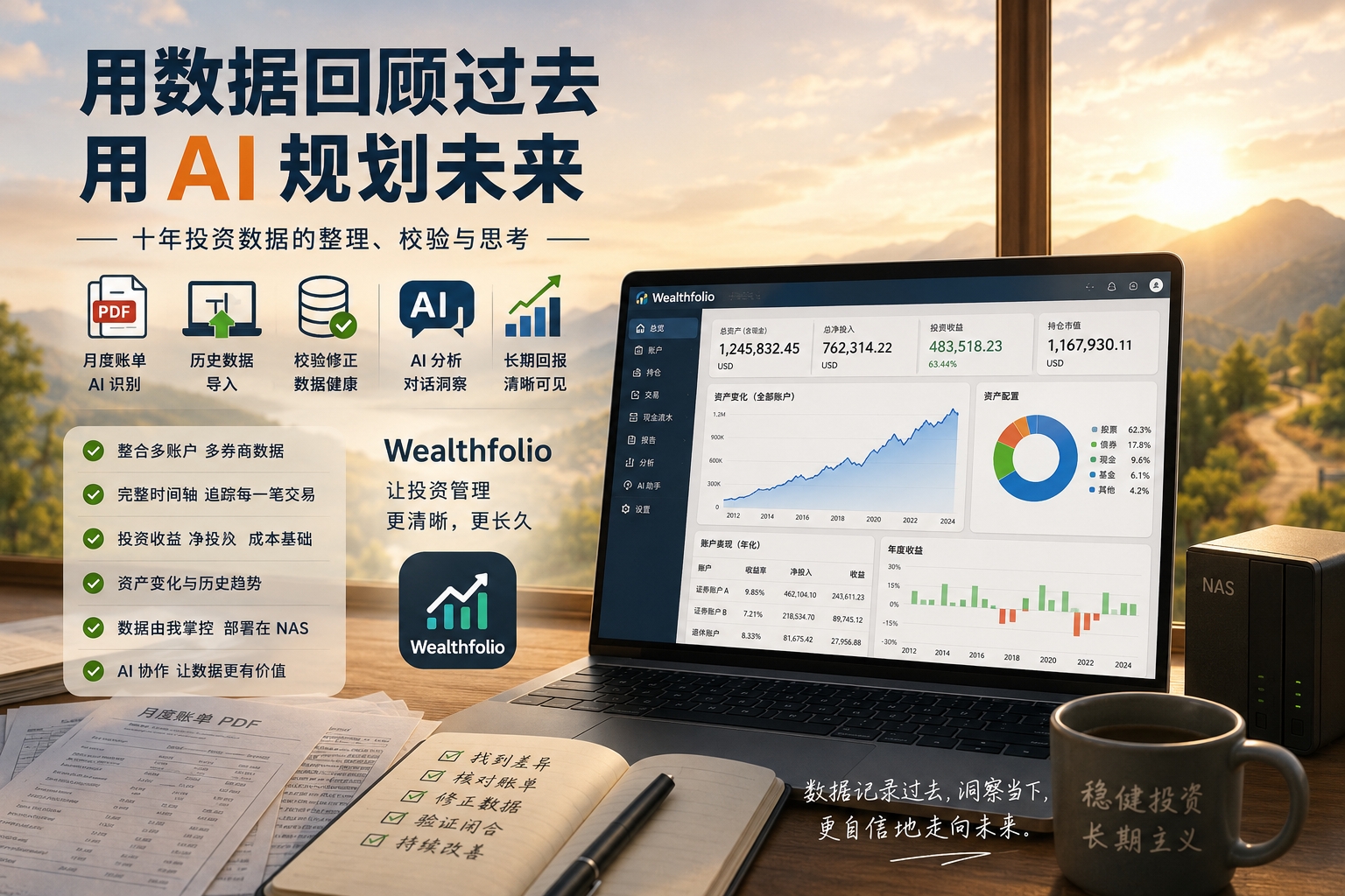 我用 Wealthfolio 整理十多年投资记录的经历